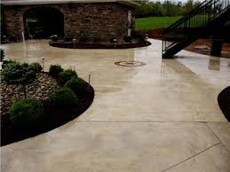 Seamless Stamped Patio Stamped Concrete