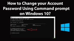 how to change your account pword