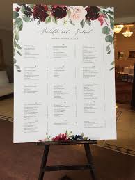 Seating Charts Menus Table Numbers Day Of Stationary By