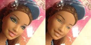 barbie actually looks fine without makeup