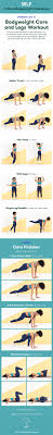 bodyweight core and legs workout