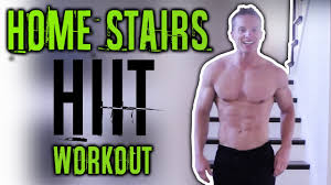 hiit cardio home stairs workout