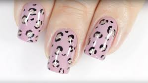 leopard print nail art that you can do