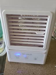 It implies you don't need to utilize an auto cigarette lighter attachment or a sun oriented board to control this fan. Amazonsmile Evaporative Air Cooler 5000mah Battery Operated Personal Portable Air Conditioner Portable Air Conditioner Air Conditioner Evaporative Air Cooler