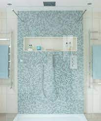 mosaic shower tile bathroom