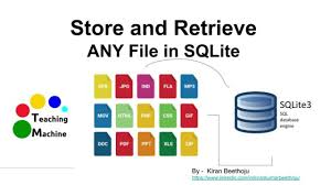 retrieve files in sqlite3 database