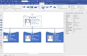 Aliasing Data Columns For Visio Organization Chart Wizard