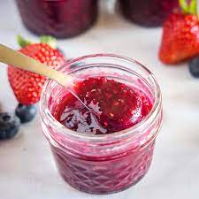 mixed berry jam dinners dishes and