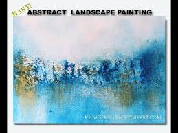 Paint Easy Abstract Landscape Tutorial