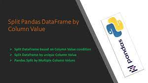 split pandas dataframe by column value