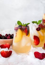 ginger peach sangria yes to yolks