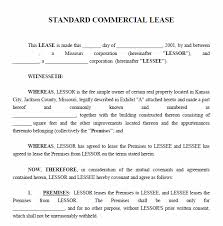 Commercial Lease Agreement Real Estate Forms