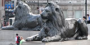 Image result for Lion of Trafalgar Square