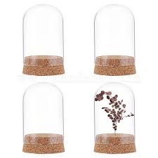 Nbeads 4 Sets Glass Dome With Cork