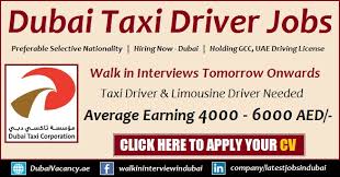 Dubai Taxi Jobs 2019 In Dubai Taxi Corporation Walk In Interview
