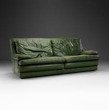 italian leather sofa by roche bobois
