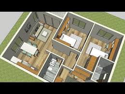 Plans 3d Interior Of The House With 3