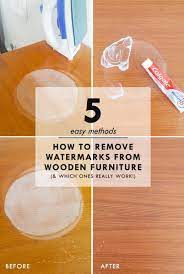 remove watermarks from wooden furniture