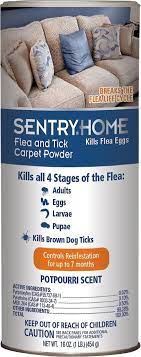 sentry home flea tick carpet powder