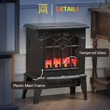 Small Electric Fireplace Space Heater