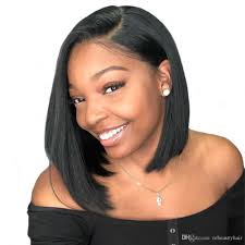 150% density straight hair 1b/27 bob wigs 13x6 lace front wig. Rebeauty Straight Non Lace Front Wigs Side Part Bob Wigs For Black Women Synthetic Wigs With Natural Hairline Full Head 14 Inch Hollywood Wigs Lace Front Wigs Black Women From Rebeautyhair 17 35