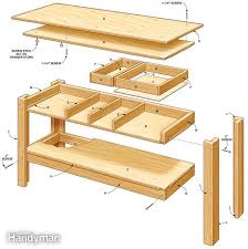 Outdoor garden benches with planters; Simple Workbench Plans Diy Wood Projects Furniture Simple Workbench Plans Simple Workbench