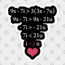 Funny Math Equation Love Equation