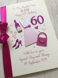 personalised 60th birthday card nan
