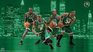 Boston Celtics Big 4 2012 Widescreen Wallpaper gambar png