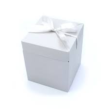 13x13x15cm dove grey folding gift box