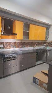 stainless steel modular kitchen latest