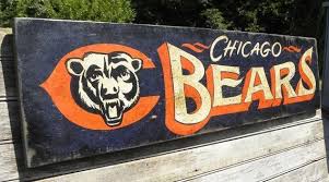 Chicago Bears Painted Sign Chicago