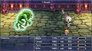 Final Fantasy V (PC) Boss #30 - Carbuncle - YouTube