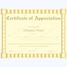 Appreciation Certificate Template Microsoft Word