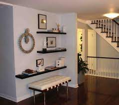 Floating Shelves Living Room