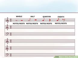 How To Write Sheet Music 15 Steps With Pictures Wikihow