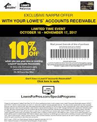 Lowes credit card is a credit card that adheres to the needs of different people in the business. Narpm Members Receive Special Savings From Lowe S Proservices