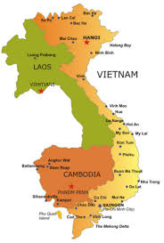 Resultado de imagem para vietnÃ£ mapa