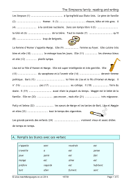 In the classroom, they create a fun activity to break up. Worksheet In French La Famille Printable Worksheets And Activities For Teachers Parents Tutors And Homeschool Families