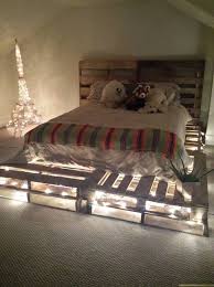 bed frame and headboard diy pallet bed