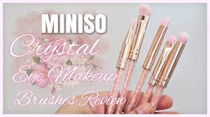 miniso crystal makeup brushes review