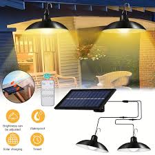 Indoor Outdoor Solar Pendant Lights