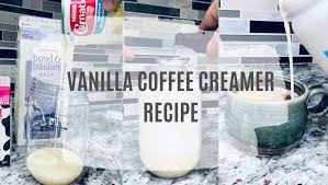 vanilla coffee creamer recipe an easy