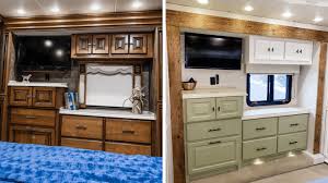 painting rv walls cabinets