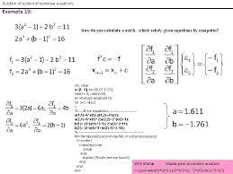 Nar Equations Newtonraphson Example