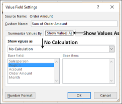 excel pivot tables summarizing values