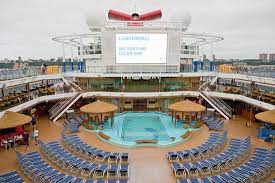 the beach pool on the lido deck was the