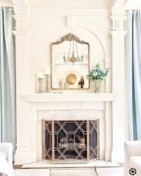 35 White Fireplace Mantel Ideas For A