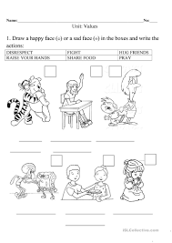 This worksheet can be used by elementary teacher, with children at a.1 level of the language. Values For Kids English Esl Worksheets For Distance Learning And Physical Classrooms