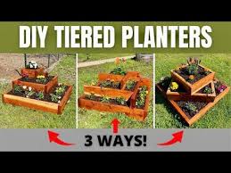diy tiered planter boxes 3 ways